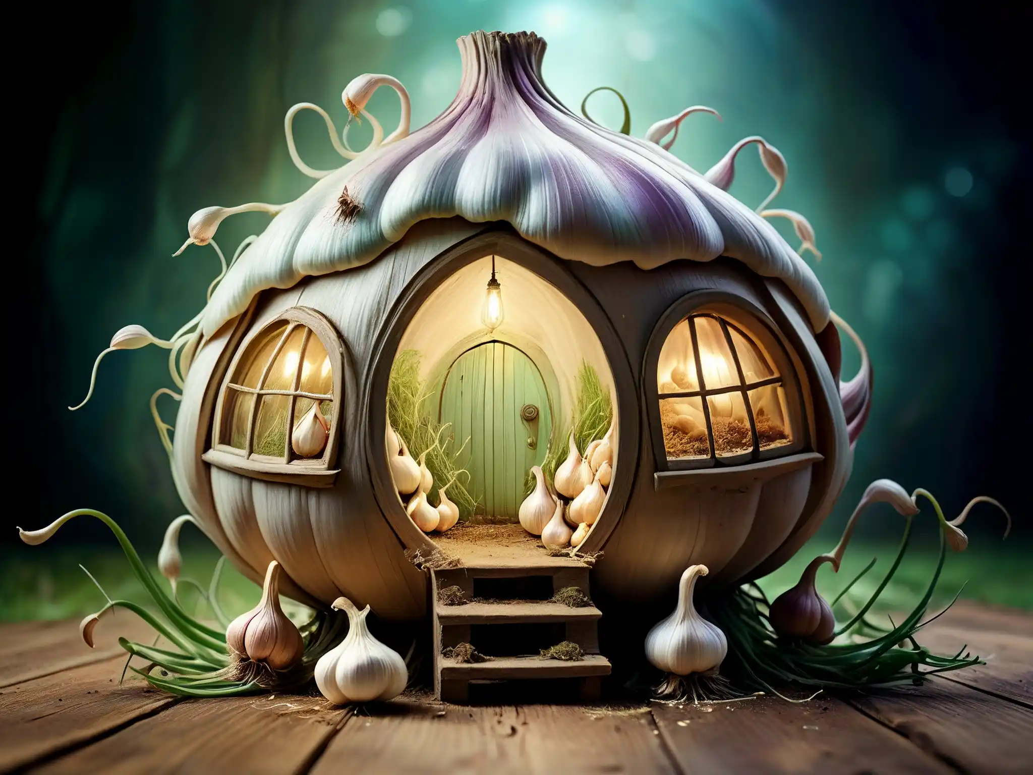 Garlic house